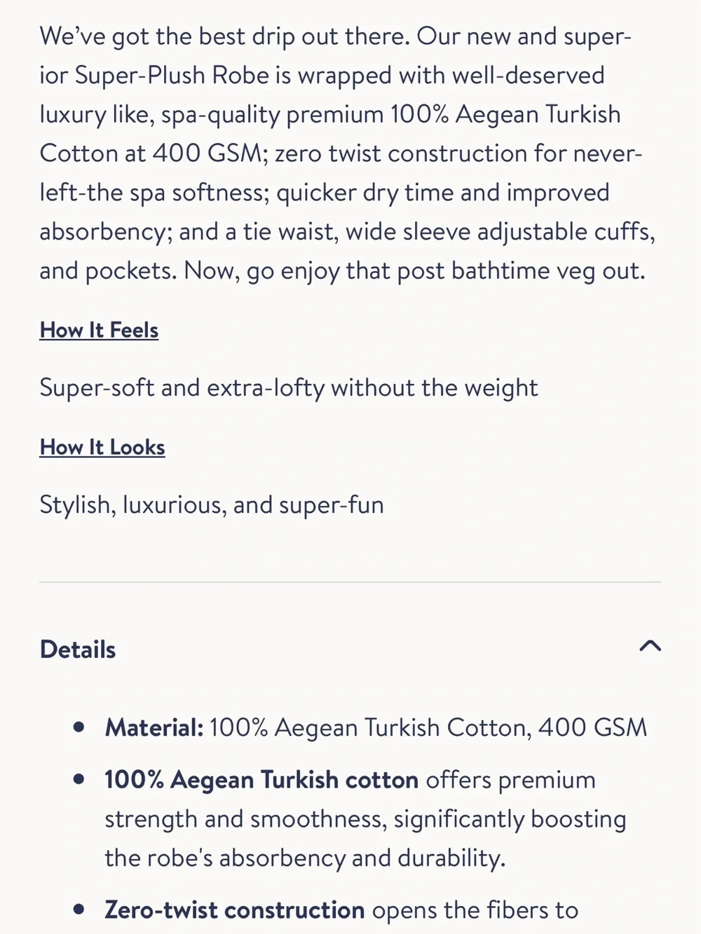 Brooklinen luxurious plush
